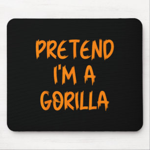 Halloween Kostüm Ich bin ein Gorilla Lazy Kids A Mousepad