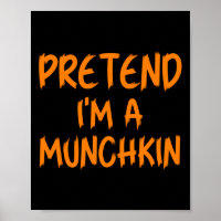 Halloween Kostüm Ich bin ein Munchkin Faules Kind