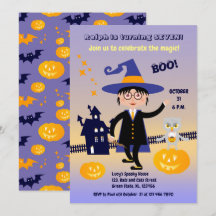 Halloween-Kostüm Jungen Zauberer Geburtstagsfeier