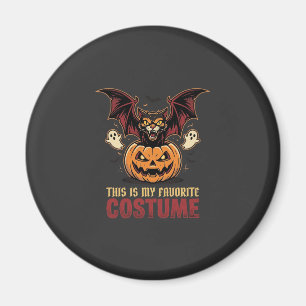 Halloween-Kostüm Monster-Kürbis Gothic-Vektor De Magnet