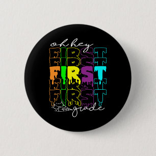 Halloween-Kostüm Oh Hey Lehrer der ersten Klasse S Button