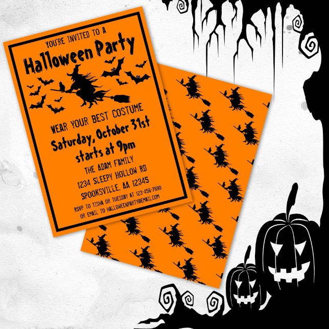 Halloween-Kostüm-Party Einladung (Von Creator hochgeladen)