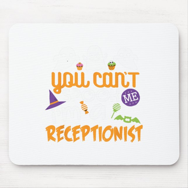 Halloween-Kostüm-Party kann nicht sprechen Mousepad (Vorne)