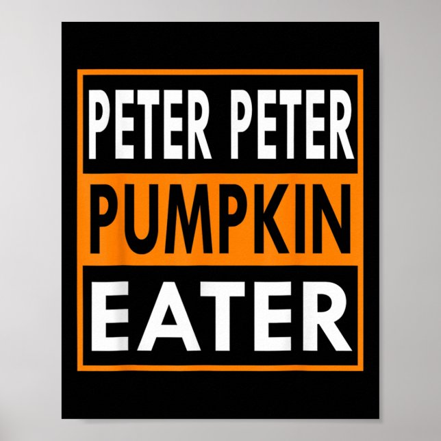 Halloween-Kostüm Peter Pumpkin Eater _1  Poster (Vorne)
