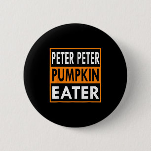 Halloween-Kostüm Peter Pumpkin Eater Button
