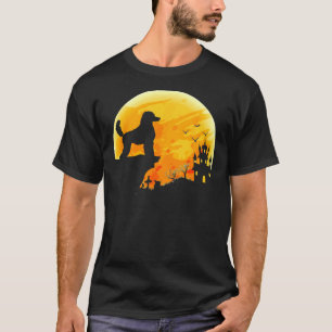 Halloween Kostüm Poodle Dog Pumpkin entspannt Fit T-Shirt