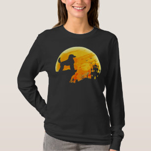 Halloween Kostüm Poodle Dog Pumpkin entspannt Fit T-Shirt