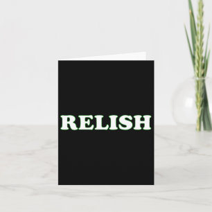 Halloween-Kostüm Relish Ich bin Relis Karte