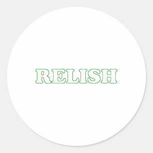 Halloween-Kostüm Relish Ich bin Relis Runder Aufkleber