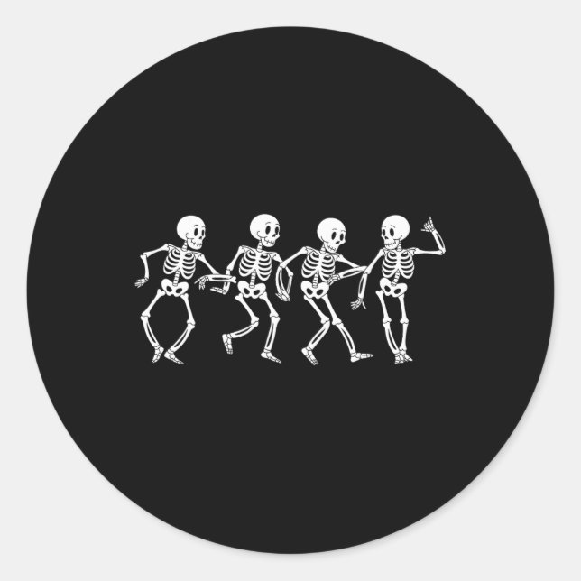 Halloween-Kostüm Runder Aufkleber (Vorderseite)