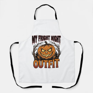 Halloween-Kostüm-Shirt Gruseliger Kürbis-Outfit_1 Schürze