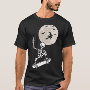 Halloween-Kostüm Skateboard-Junge Skateboardfahren T-Shirt