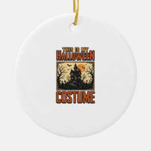 Halloween-Kostüm Spukhaus Vintage-Shirt Desi Keramik Ornament