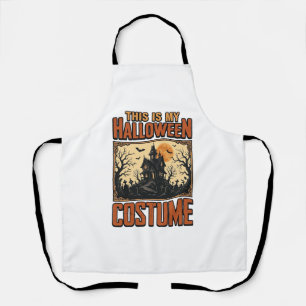 Halloween-Kostüm Spukhaus Vintage-Shirt Desi Schürze