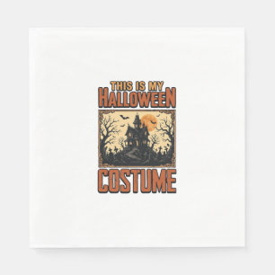 Halloween-Kostüm Spukhaus Vintage-Shirt Desi Serviette
