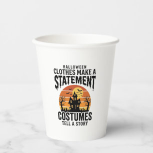Halloween-Kostüm Statement Vintage-Shirt-Design_1 Pappbecher