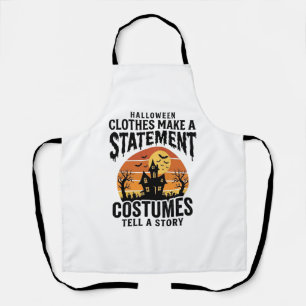 Halloween-Kostüm Statement Vintage-Shirt-Design_1 Schürze