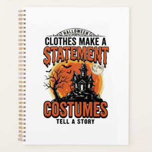 Halloween-Kostüm Statement Vintage Vector Shirt_1 Planer