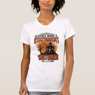 Halloween-Kostüm Statement Vintage Vector Shirt_1 T-Shirt