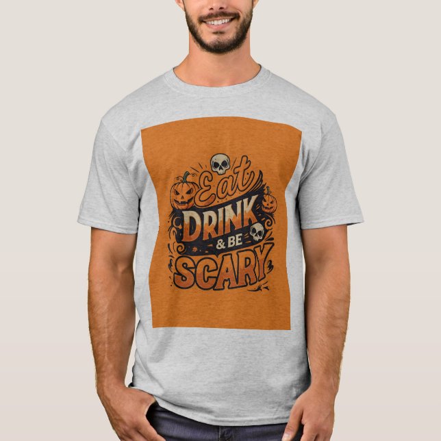 Halloween Kostüm T-Shirt (Vorderseite)