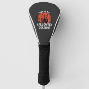 Halloween-Kostüm Vektor-Design eines verlassenen S Golf Headcover
