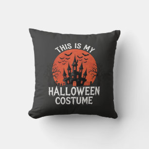 Halloween-Kostüm Vektor-Design eines verlassenen S Kissen