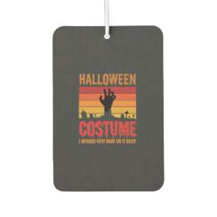 Halloween-Kostüm Zombie-Friedhof Retro-Horror-Desi Autolufterfrischer