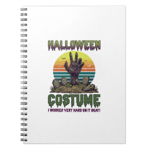 Halloween-Kostüm Zombie-Hand Friedhofs-Grabsteine Notizblock