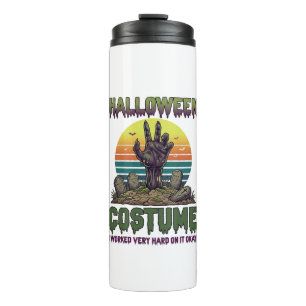 Halloween-Kostüm Zombie-Hand Friedhofs-Grabsteine Thermosbecher