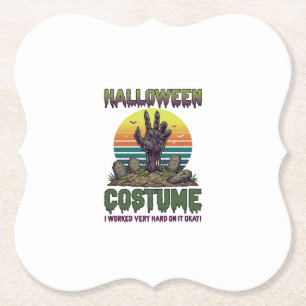 Halloween-Kostüm Zombie-Hand Friedhofs-Grabsteine Untersetzer