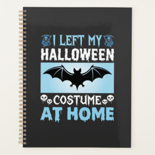 Halloween-Kostüm zu Hause lustiges Fledermaus-Desi Planer