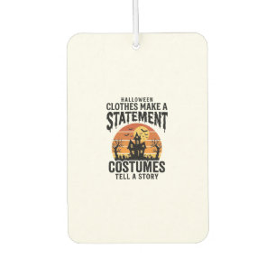Halloween-Kostümaussage Vintage-Shirt-Design_1 Autolufterfrischer
