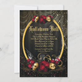 Halloween-Kostümball-Einladungen Einladung