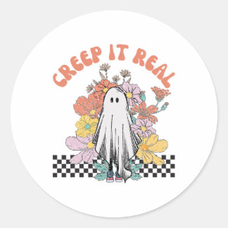 Halloween-Kostümcreep ist echt Runder Aufkleber