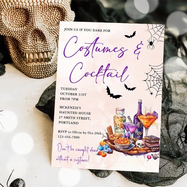 Halloween Kostüme & Cocktails Einladung (Von Creator hochgeladen)