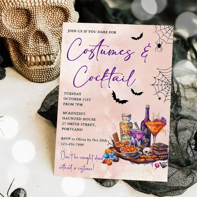 Halloween Kostüme & Cocktails Einladung (Von Creator hochgeladen)