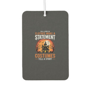 Halloween-Kostüme erzählen eine Geschichte Geister Autolufterfrischer