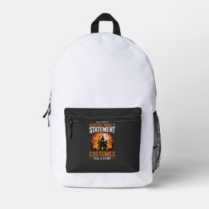 Halloween-Kostüme erzählen eine Geschichte Geister Bedruckter Rucksack