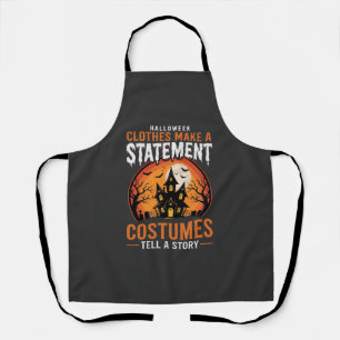 Halloween-Kostüme erzählen eine Geschichte Geister Schürze