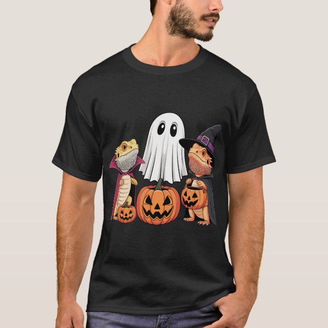 Halloween-Kostüme für Bartdrachen T-Shirt (Vorderseite)