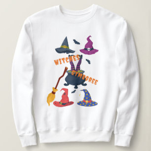 Halloween-Kostüme, grauenhafte Hexen Grafik Sweatshirt