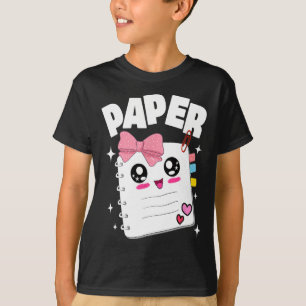 Halloween-Kostüme niedliche Rock Paper Schere Kind T-Shirt