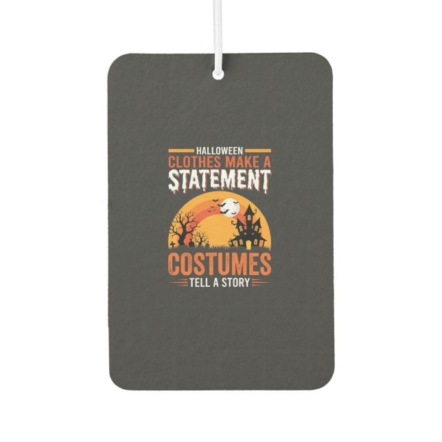 Halloween-Kostüme Statement Spukhaus-Design Autolufterfrischer (Vorderseite)