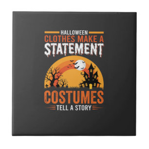 Halloween-Kostüme Statement Spukhaus-Design Fliese
