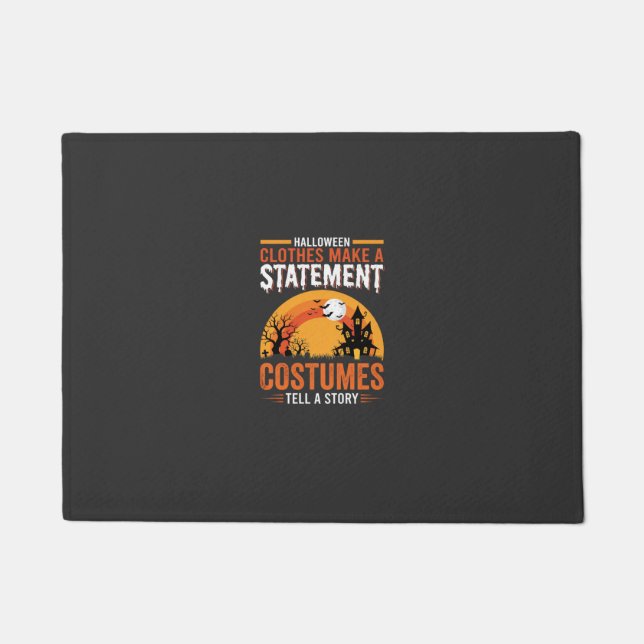 Halloween-Kostüme Statement Spukhaus-Design Fußmatte (Vorderseite)
