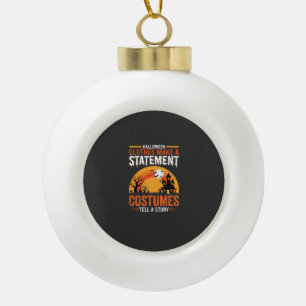Halloween-Kostüme Statement Spukhaus-Design Keramik Kugel-Ornament