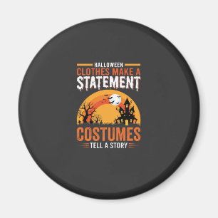 Halloween-Kostüme Statement Spukhaus-Design Magnet