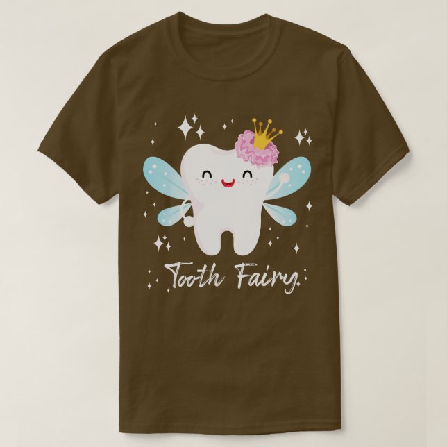 Halloween-Kostüme Tooth Fairy Dentist Teeth Adult T-Shirt (Design vorne)