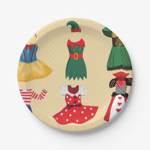 Halloween-Kostümpapier-Teller Pappteller