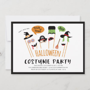 HALLOWEEN-KOSTÜMPARTY-EINLADUNG EINLADUNG